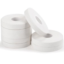 Pro Finger Tape 8 Pack - 0.5  x 45 Ft White Athletic Sports Tape for Rock