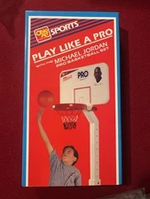 Michael Jordan 1992 Ohio Arts Play Like a Pro VHS Larry Instructional Kids RARE