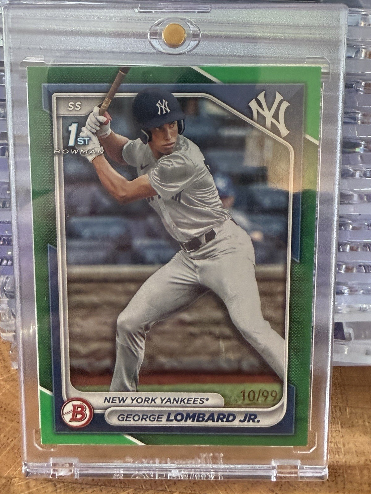 2024 Bowman - Prospects George Lombard Jr. #BP-79 Green Border /99 (RC)
