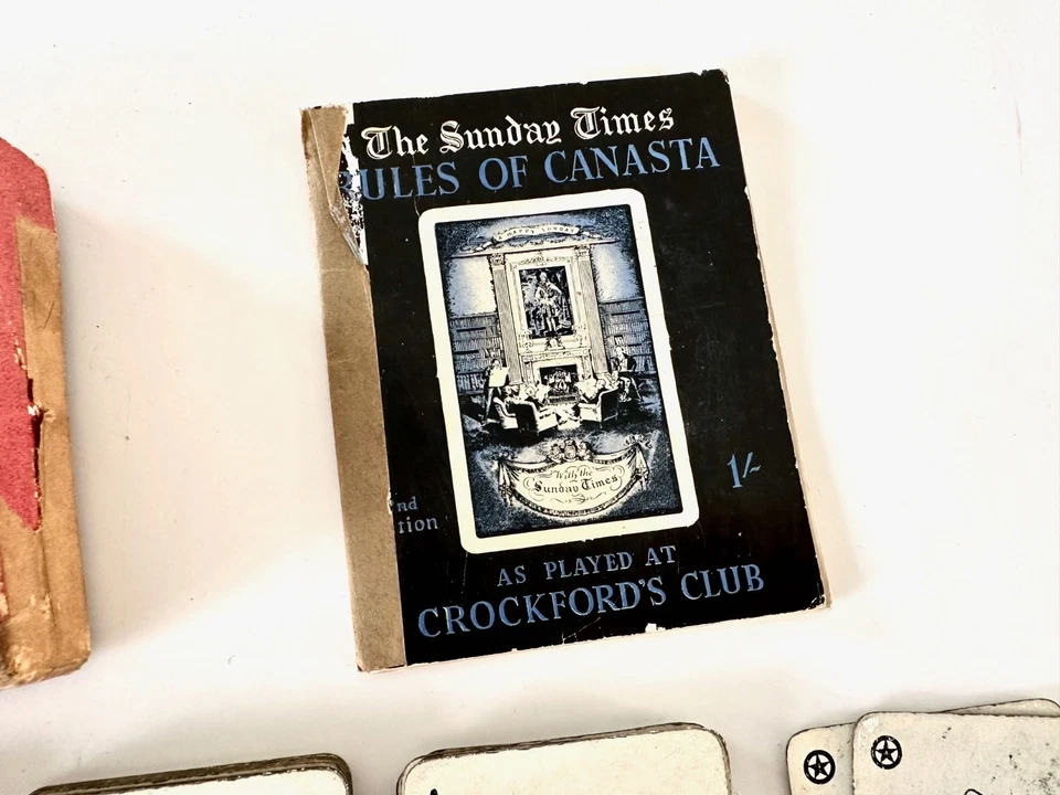 Vintage Canasta Card Game with Instruction Book Complete Decks HPG Series - Image 4 of 4