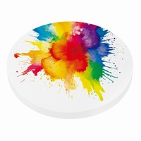 "30 BläTter Aquarellpapier Rund 8\" 140Lb/300 Gsm Kaltgepresst FüR Kunstmalerei"
