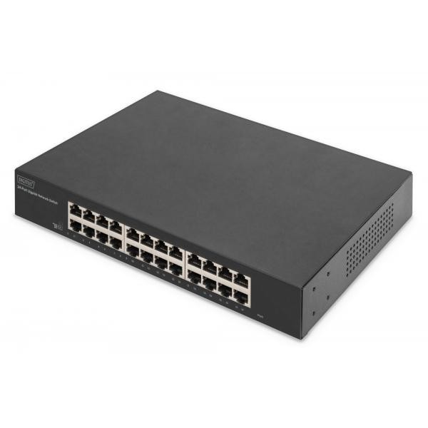 Digitus Switch Gigabit a 24 porte, 19 pollici, non gestito (24-PORT GBIT SWITCH