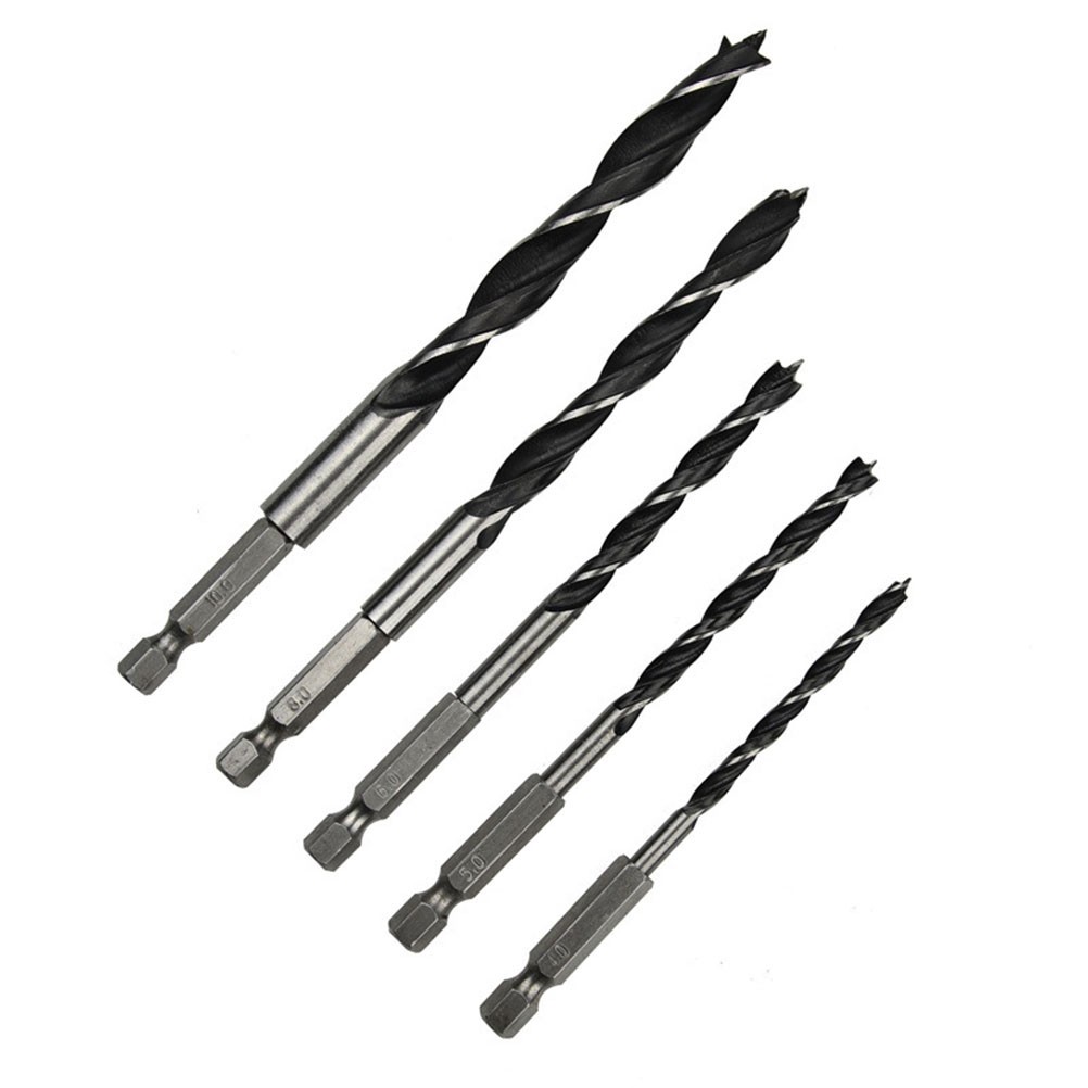 5 Pcs Bit Set Multi-material Drill Bits Efficient Wood Drilling Tool