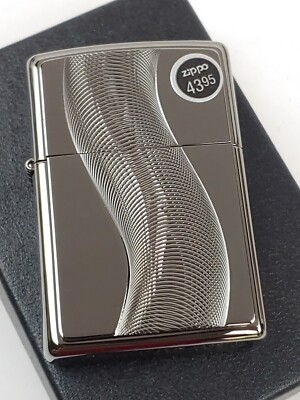 Zippo 667 Texas Twister Design w/ Heavy Plate on Black Ice Lighter