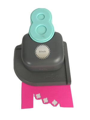 We R Memory Keepers Mini 8 Paper Punch ''Trellis'' Crafting Scrapbook Home Project