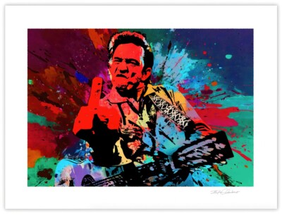 BAD ATTITUDE Fine Art Print 18x24  Hand Signed by Artist Stephen Chambers