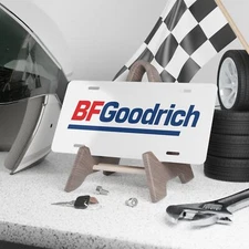 BF Goodrich Tires Logo Vanity Plate - New Performance Racing Tag USA