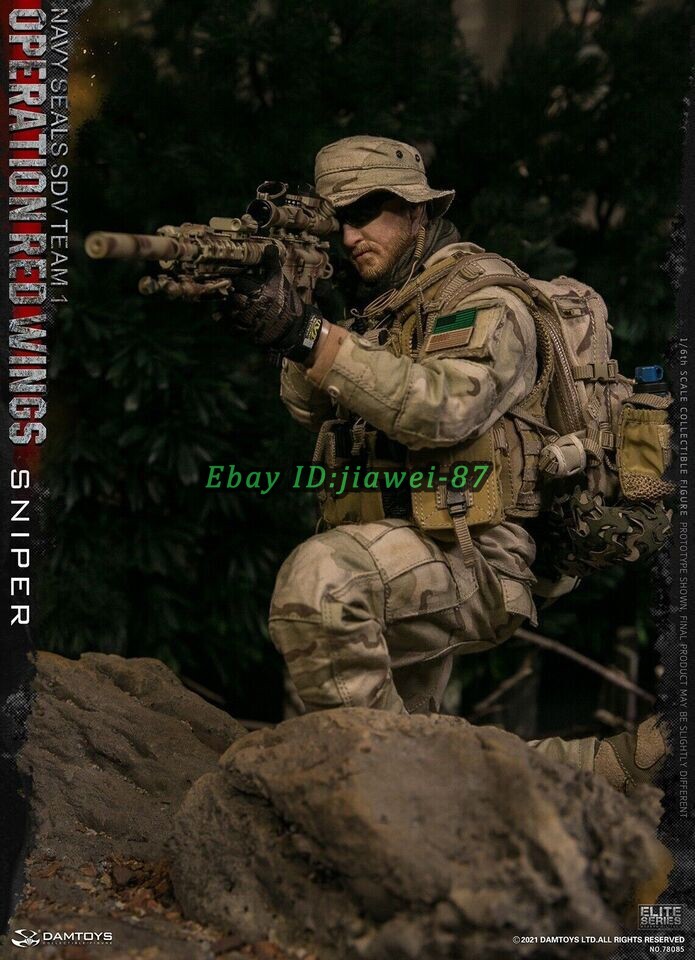 New 1/6 DAMTOYS NAVY SEALS SDV TEAM 1 Sniper Operation Red Wings