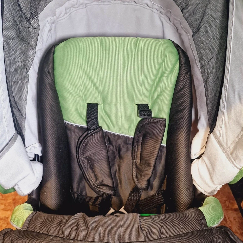 Britax Romer B-Dual 4 Stroller Pushchair Pram Folding Aurora Green Lime - Image 4 of 4