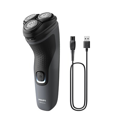 Philps Standard Razor Philips Series 1000 Men Wet & Dry Electric Rotary Shaver Razor 4D Flex ...