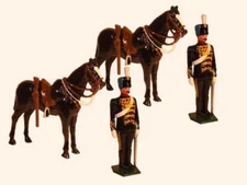 COJF-3191 - 3rd (King's Own) Hussars 1890 (Set 36a) 4 Figures - Tradition - 54mm