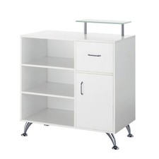 Salon Reception Desk Furniture Beauty Hair Nail Spa Waiting Room Urbanity White