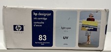 Genuine OEM HP 83 C4944A Light Cyan Ink Cartridge for Designjet Sealed Box