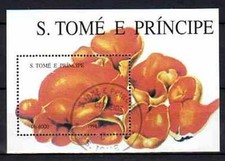 Champignons Saint Thomas et prince 1998 (20) bloc oblitéré used