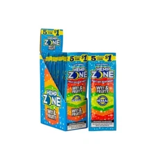 H. Zone Organic Herbal Wrap Full Box 15/5CT - 75 Wraps Total | WET & FRUITY