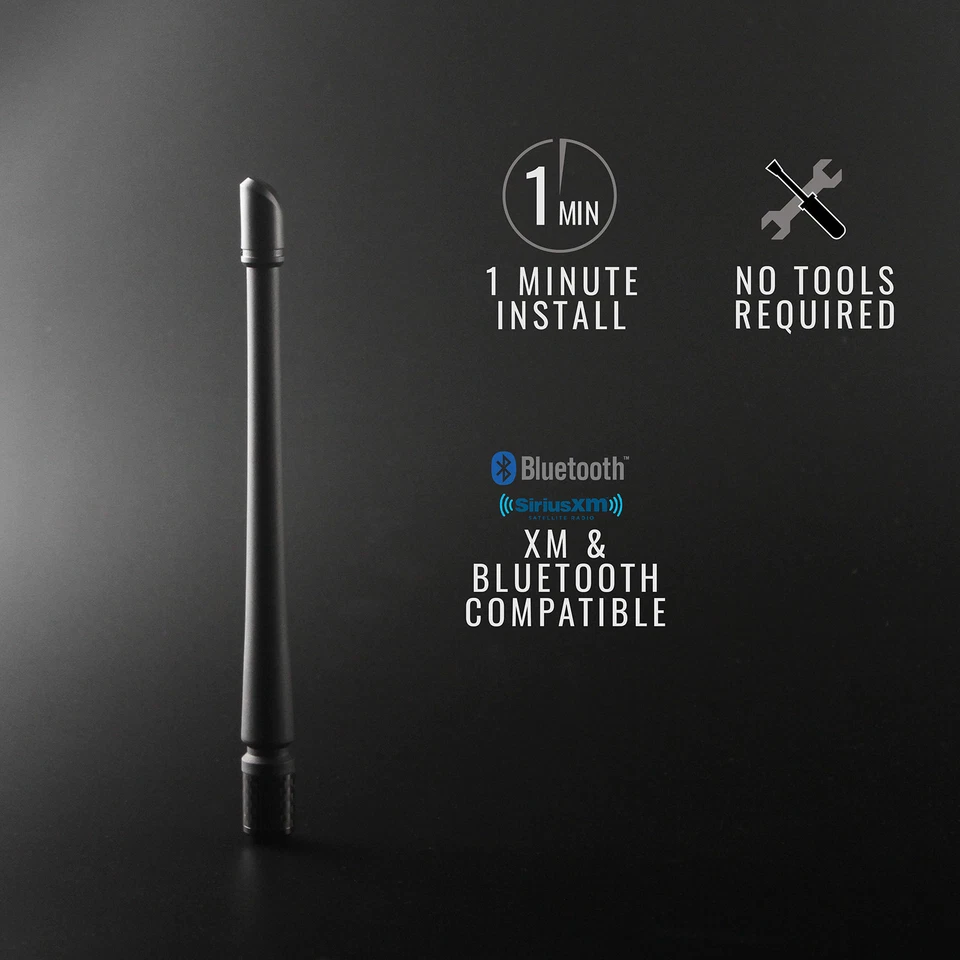 Rydonair 7" Short Antenna Replacement with Ford F150 Raptor 2009-2025 - Image 3 of 4