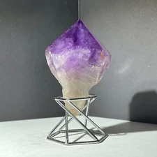 241gG Natural purple amethyst point quartz cluster specimen mineral healing