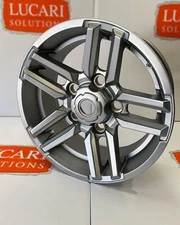 SILVER XTR2 LUCARI ALLOY WHEEL 18" X 8" ET10 FITS LAND ROVER DEFENDER 90 110