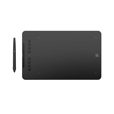 Graphic Digital Drawing Tablet 10*6 Inch 8 Shortcut Keys 16384 Levels 60 Degrees
