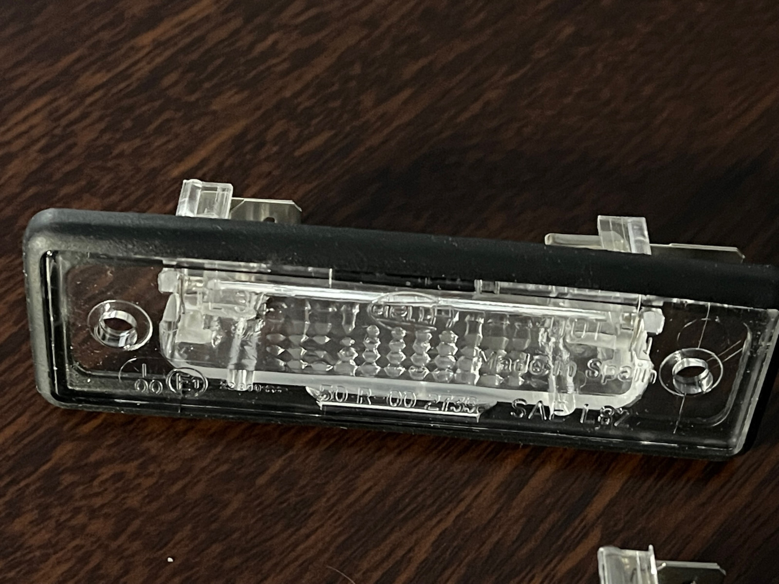 63261372763 BMW E30 E12 E28 E24 E23 E26 E32 HELLA LICENCE PLATE  