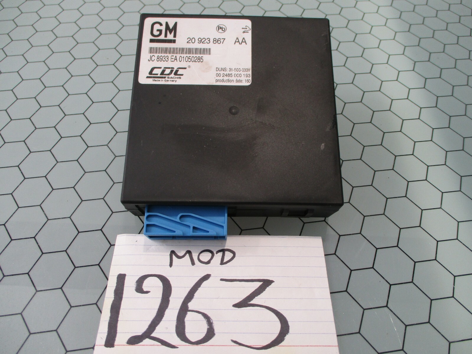 2011 Buick Regal LaCrosse Control Module Used #1263-MOD 