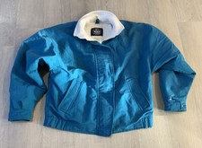 Vintage Woolrich Women s Jackets Sherpa Lined Bomber Full Zip Size M Color Blue