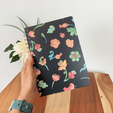 NWT Coach Spiral Notebook With Dreamy Land Floral Print