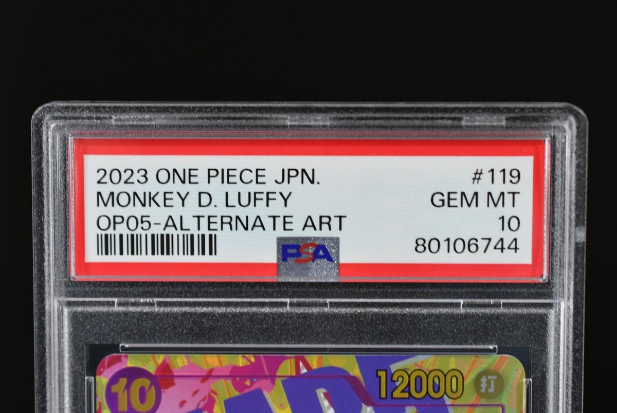 ONE PIECE - みーころ PSA10 One Piece Card Game Japanese Monkey D. Luffy Nika Gear