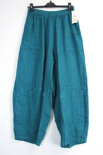 LAGENLOOK 100% LINEN ITALIAN TROUSERS 8 COLS 3 SIZES : Plus:1 Plus:2 Plus Plus:3 - Picture 12 of 121