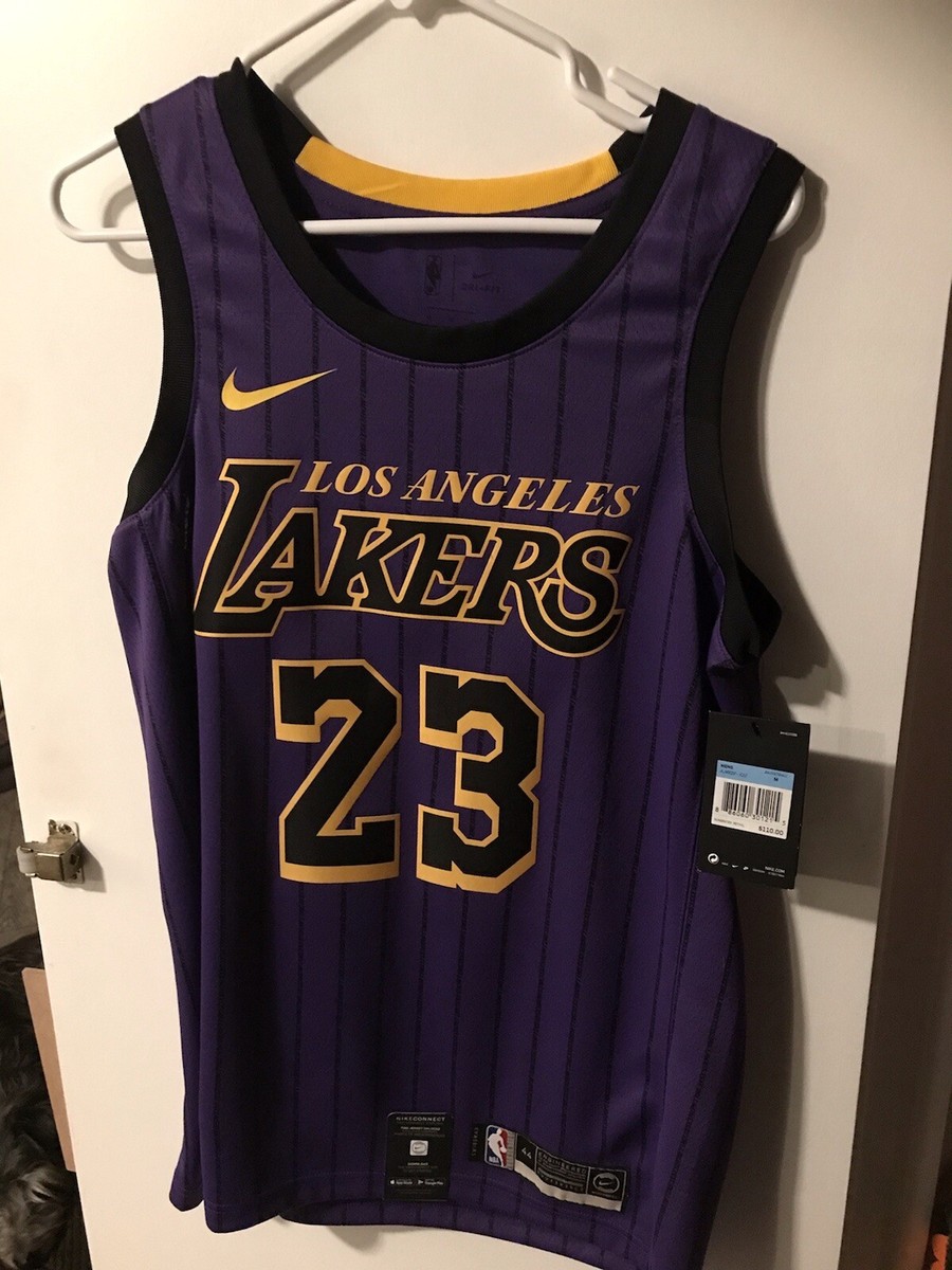 Los Angeles Lakers Lebron James Jersey #23 Nike City Edition