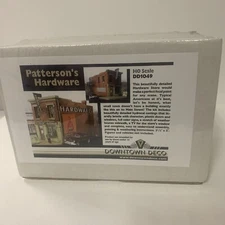 Vtg Downtown Deco # 1049 Ho Scale Patterson's Hardware Store Brand New Sealed