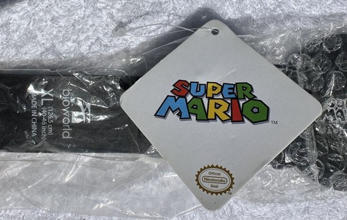 2011 Nintendo Super Mario Goomba Metal Belt & Buckle NEW Belt Size XL XtraLarge - Picture 4 of 4
