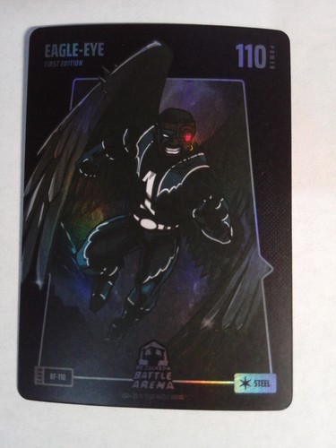 2024 Bo Jackson Battle Arena Battlefield Foil Steel Eagle-Eye #BF110 Jalen Hurts