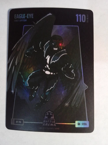 2024 Bo Jackson Battle Arena Battlefield Foil Steel Eagle-Eye #BF110 Jalen Hurts
