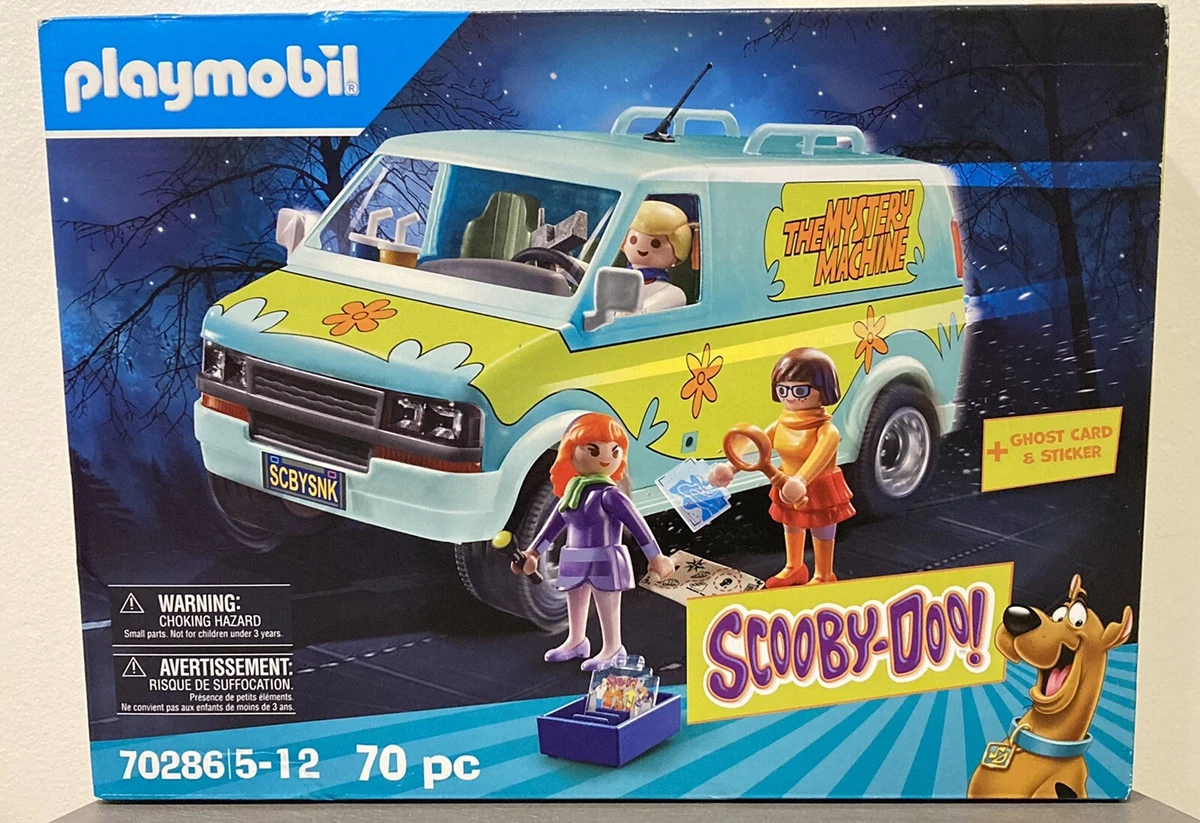 NIB Playmobil Scooby Doo Mystery Machine Van Figures Playset