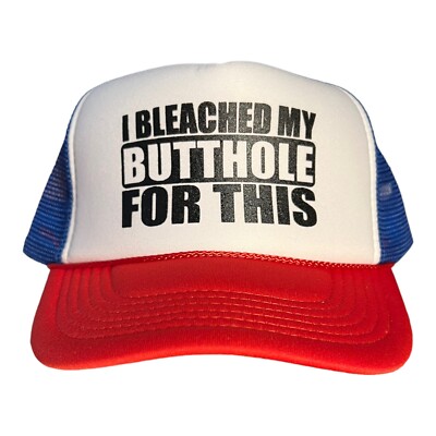 Day Drinking College Trucker Hats Funny Trucker Hat I Bleached - Main Image