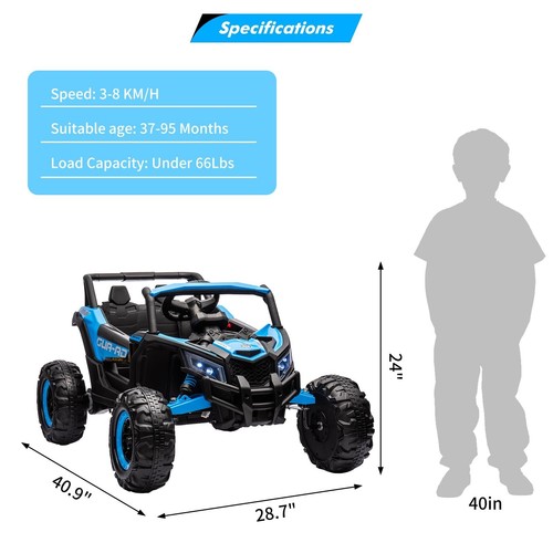Can-Am 24V Ride on UTV Car Electric Toys 4WD Off-Road Quad, Best Gift for Kids - Picture 165 of 288