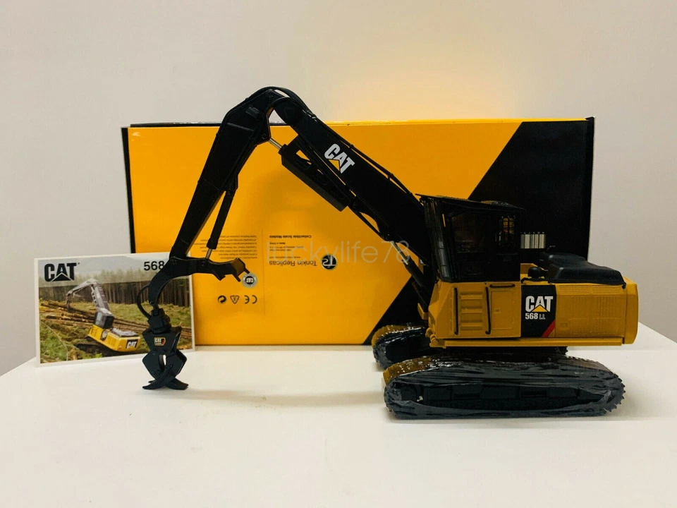 1/50  Scale For Tonkin Replicas Cat 568 LL Forestry Machine DieCast TR40002 - Image 2 of 4