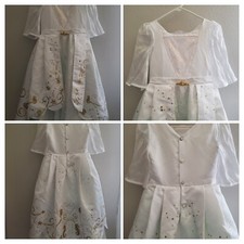 Disney Store Deluxe "Ariel" Little Mermaid Wedding Dress Grown Dress-up Costume