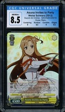2013 Weiss Schwarz Alicization SAO E001S Asuna Invites to Party CGC 8.5 MINT