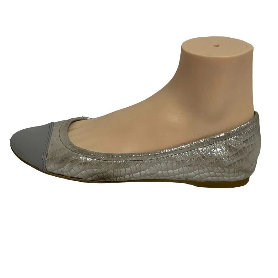 Cole haan metallic best sale flats