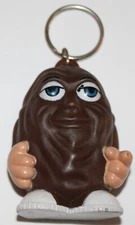 Vintage CALIFORNIA RAISINS COIN PURSE KEY CHAIN FOB W1