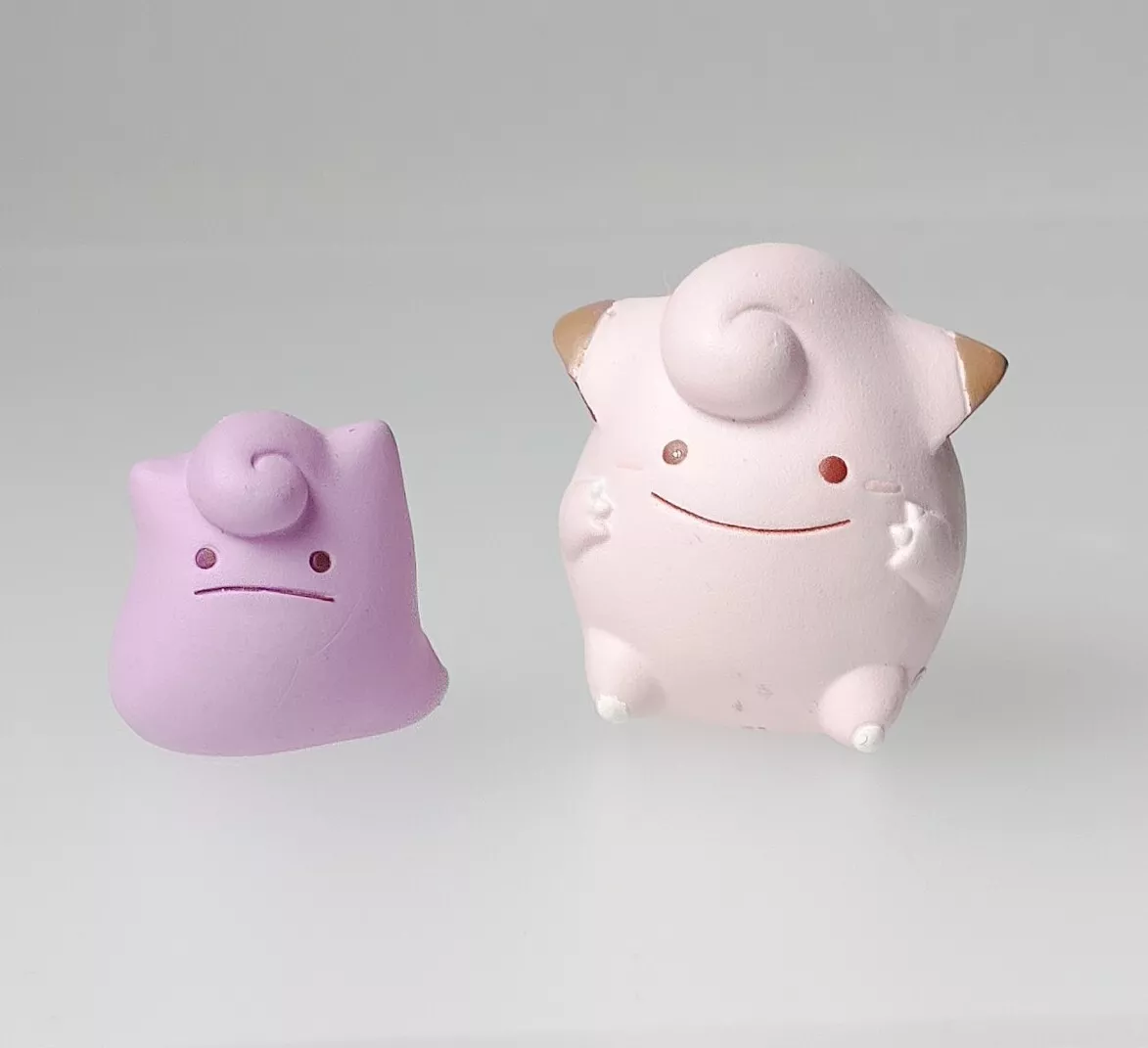 Clefairy Ditto Transform Pokemon Gacha Mini Figure Japanese Nintendo Japan  F/S