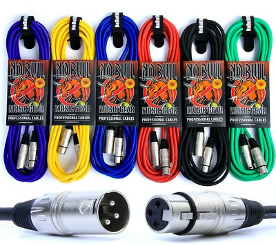 *ANGEBOT* XLR auf XLR Kabel Mikrofon Audio Kabel Stecker Buchse symmetrisch Pro DMX