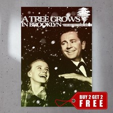 A Tree Grows in Brooklyn (1945) A4 Movie Poster Premium Gloss 230gsm Paper 002