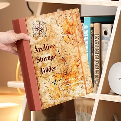 Thickened In Case I Go Missing Binder Folio Document Organizer Expanding File