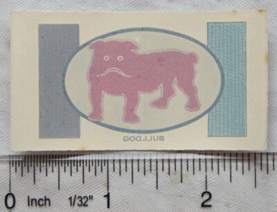 1933 Player's Boy Scout & Girl Guide Patrol Signs & Embleme Transfer 2 Bulldog