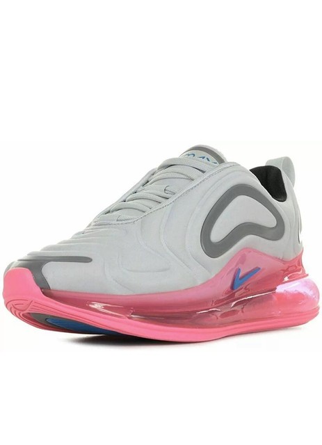 Nike Air Max 720 GS Platinum/Pink Blast/Photo Blue SZ 5.5Y Womenâs 7 AQ3196-008 | eBay