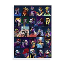Legends of All Hip Hop Rapper 2Pac Canvas Poster Printed Wall Art Decor 20x28''