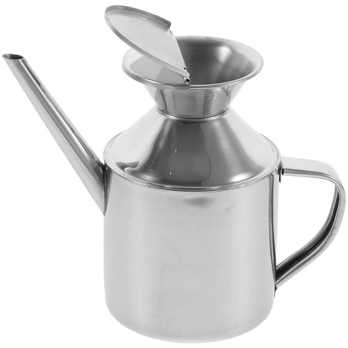 Oil Can Steel Condiment Container Cooking Bottles Kitchen Vinegar Dispenser - Picture 11 of 12